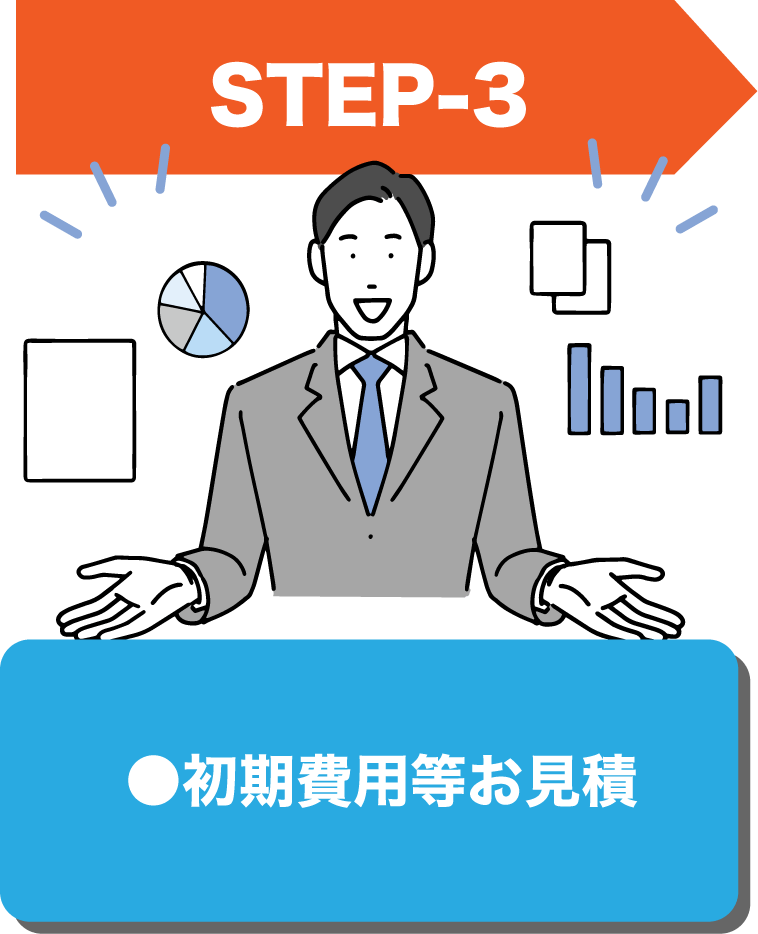 【STEP3】●初期費用等お見積